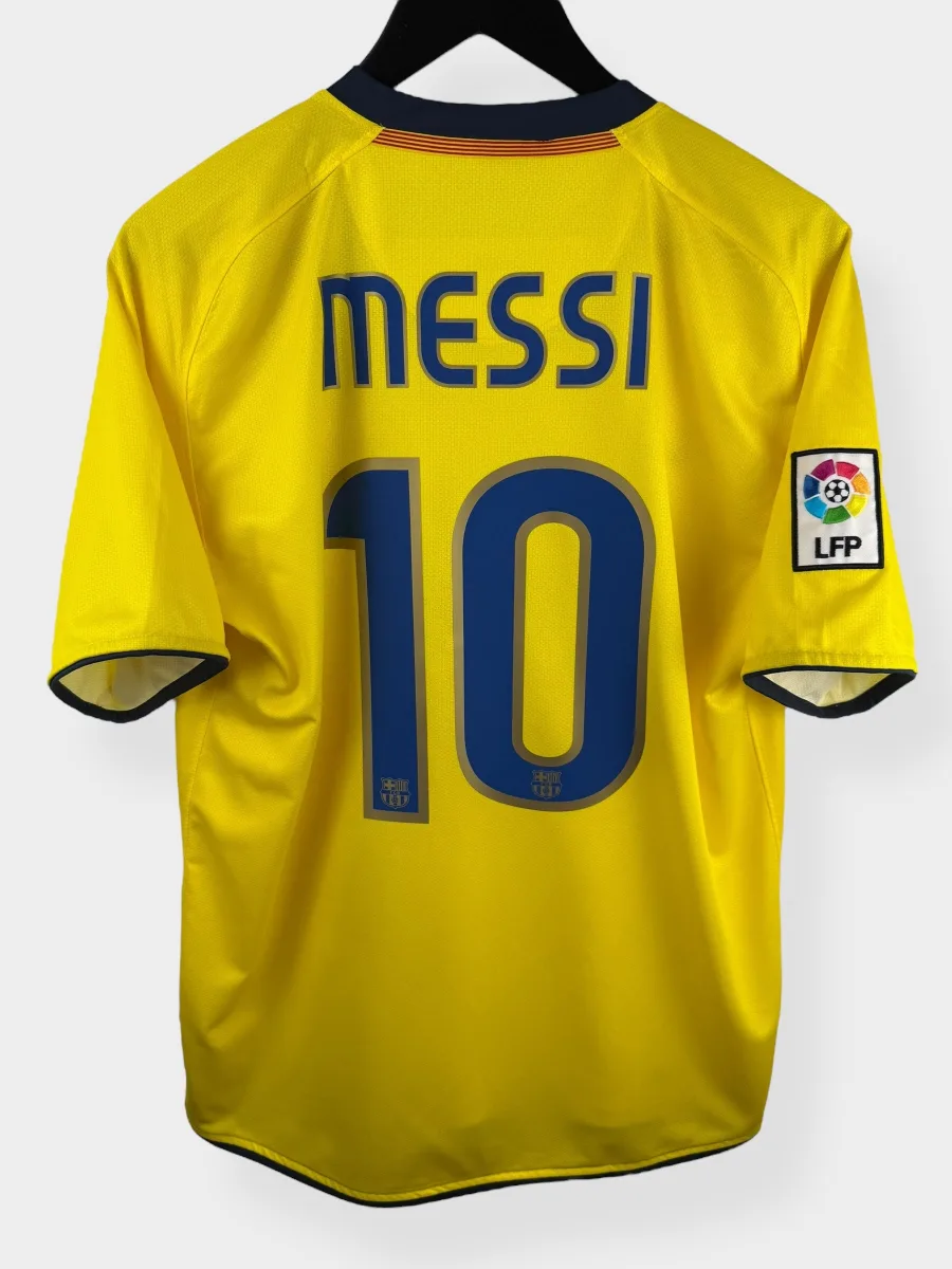 2008-10 BARCELONA AWAY SHIRT MESSI #10 M