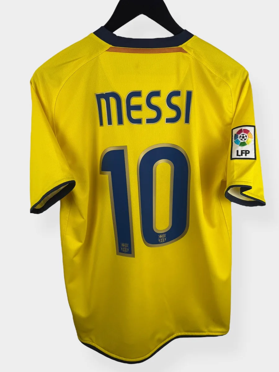 2008-10 BARCELONA AWAY SHIRT MESSI #10 S