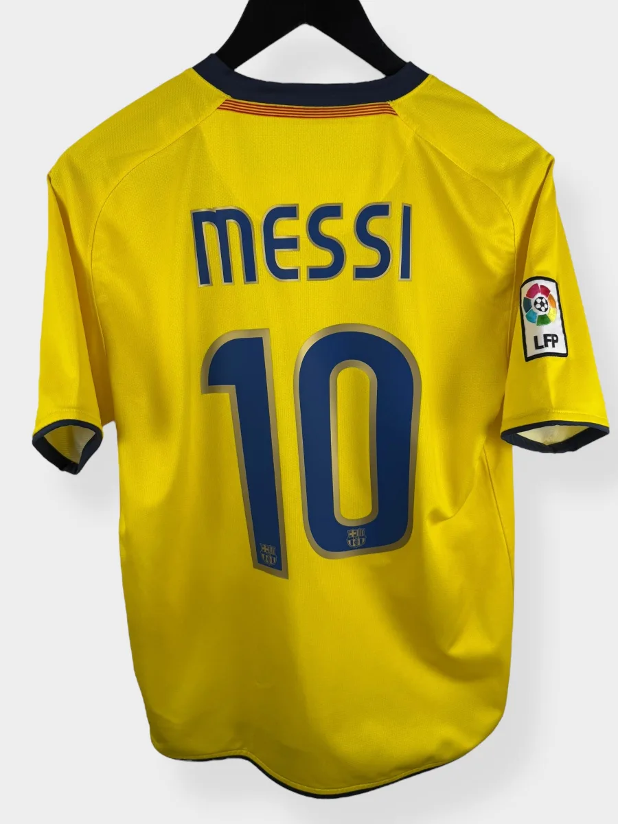 2008-10 BARCELONA AWAY SHIRT MESSI #10 S