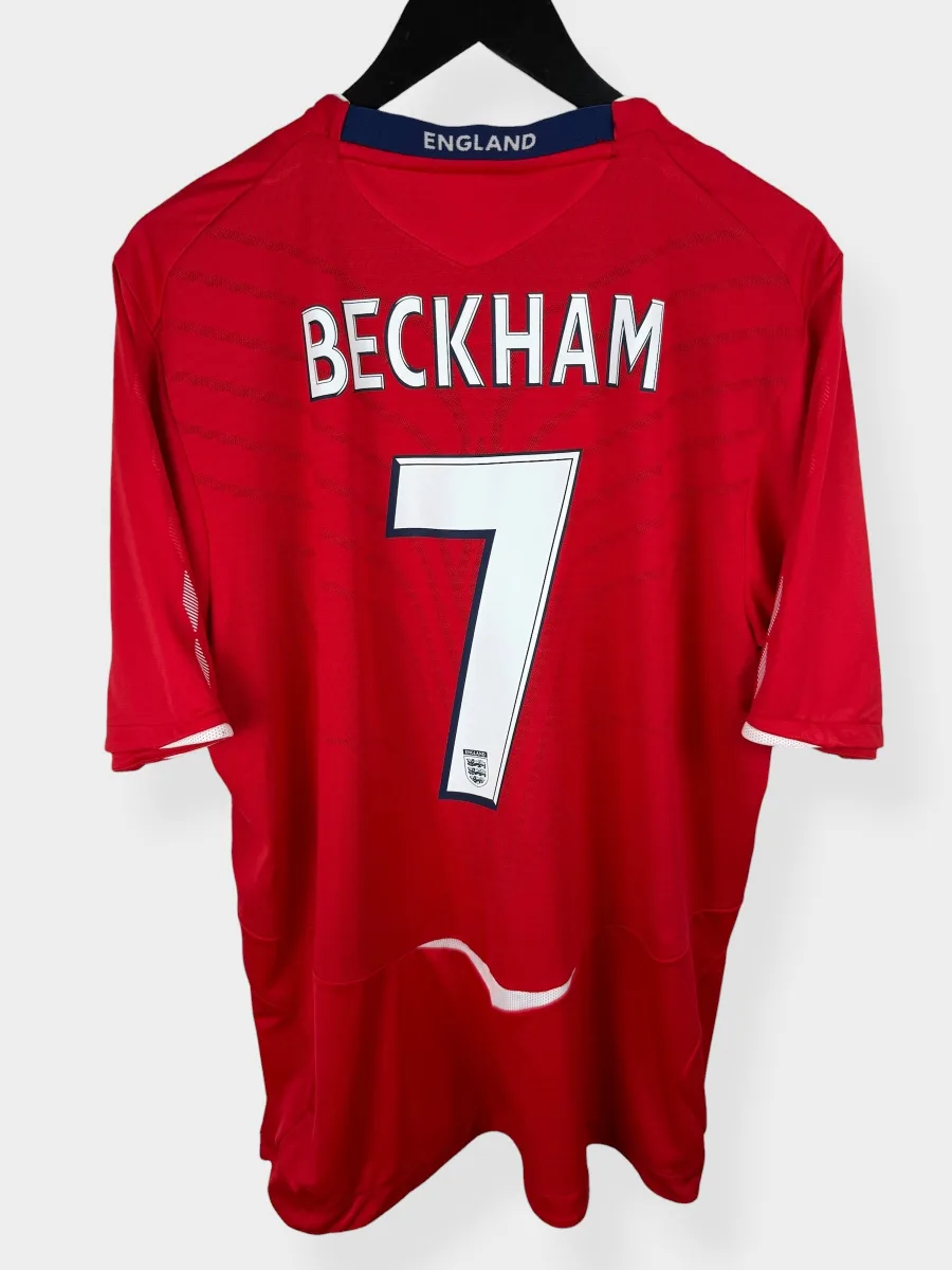 2008-10 ENGLAND AWAY SHIRT BECKHAM #7 XL