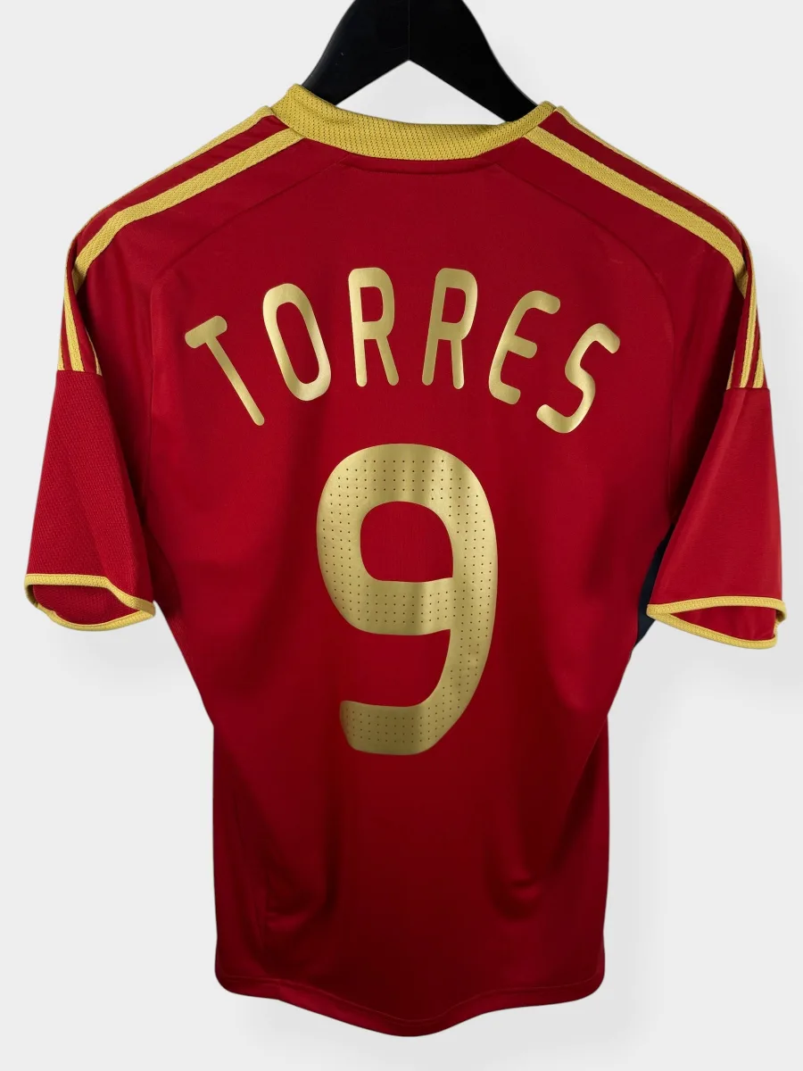 2009 SPAIN HOME SHIRT TORRES #9 S