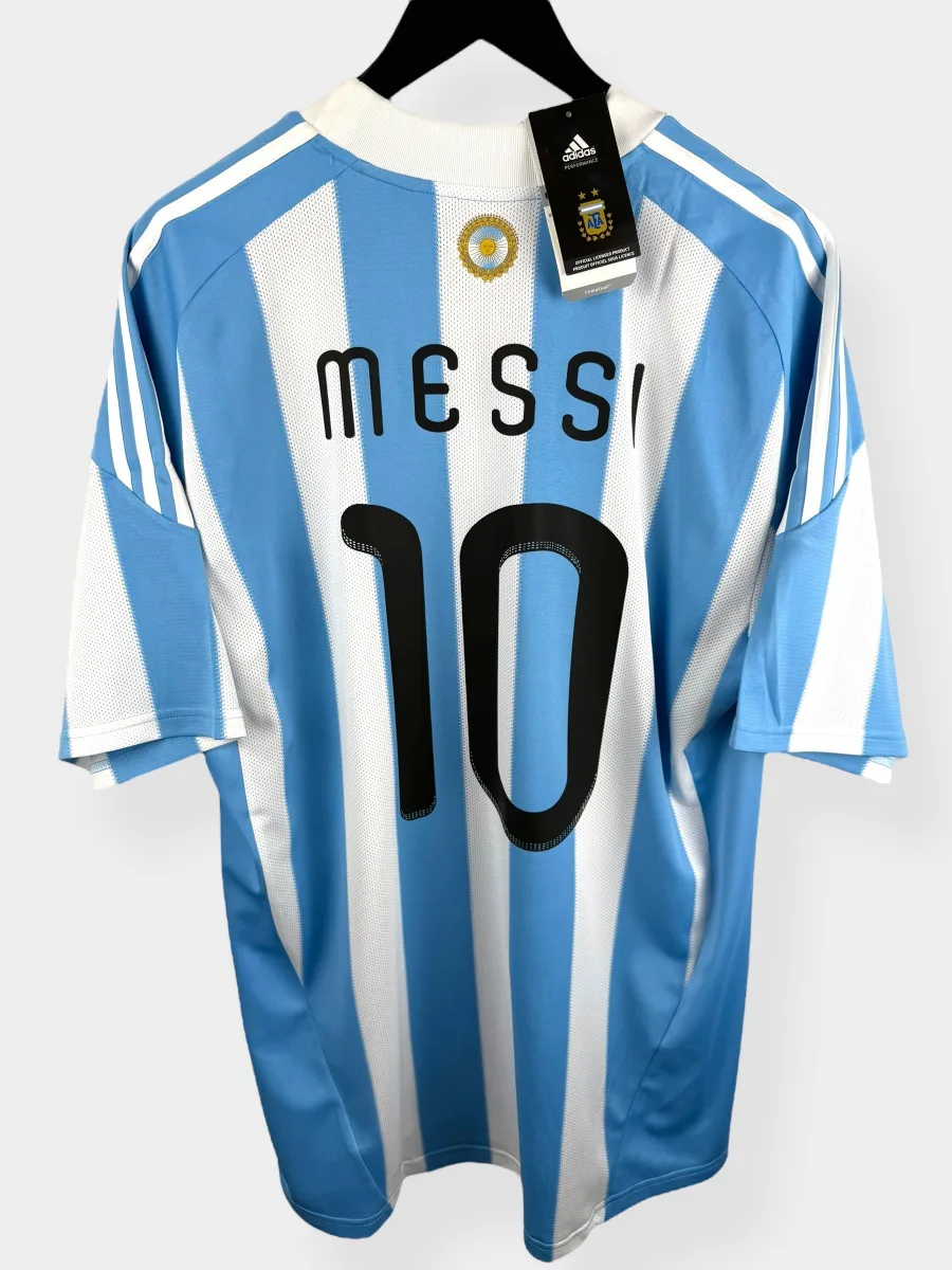 2010-11 ARGENTINA HOME SHIRT MESSI #10 XL