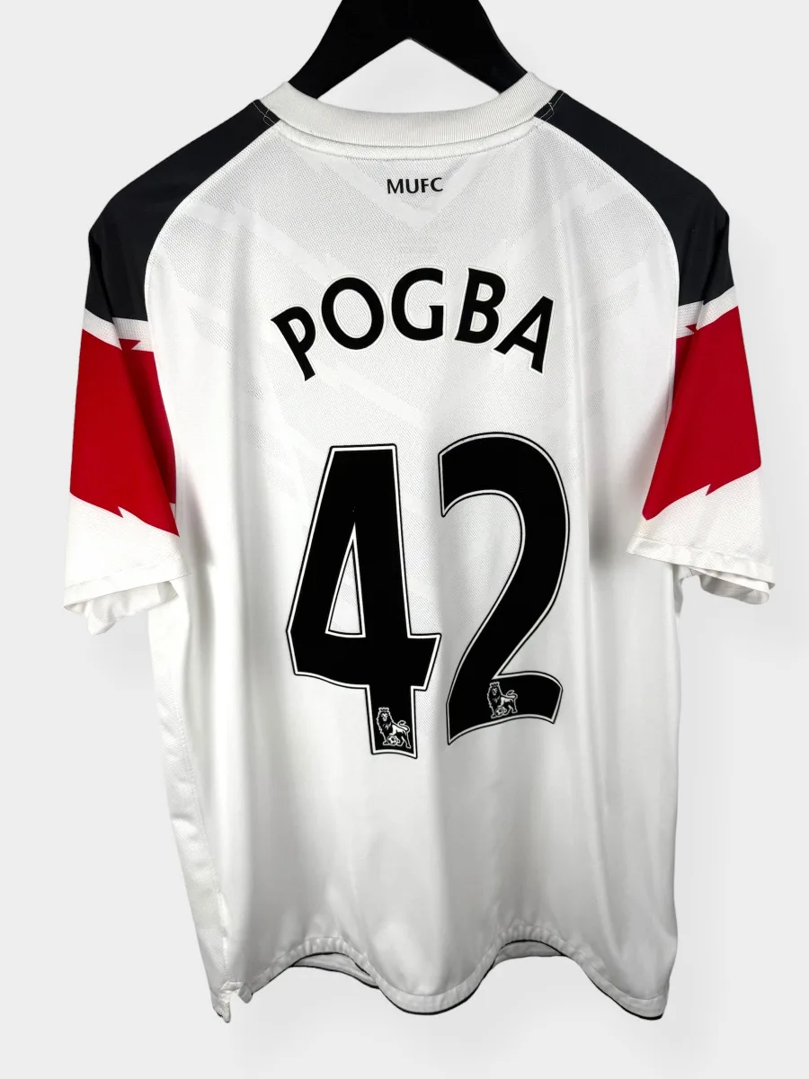 2010-11 MANCHESTER UNITED AWAY SHIRT POGBA #42 L