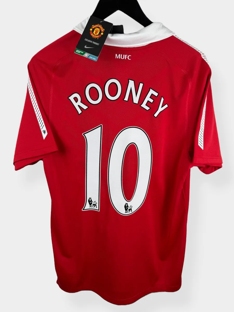 2010-11 MANCHESTER UNITED HOME SHIRT ROONEY #10 M