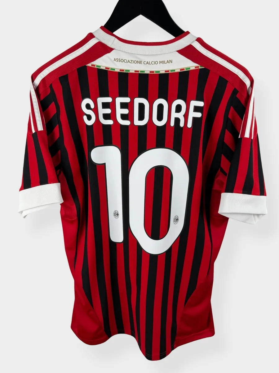 2011-12 AC MILAN HOME SHIRT SEEDORF #10 M