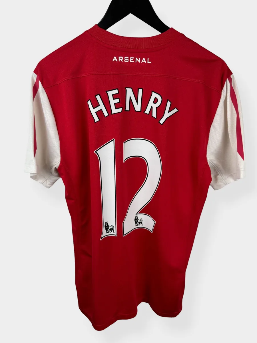 2011-12 ARSENAL HOME SHIRT HENRY #12 M