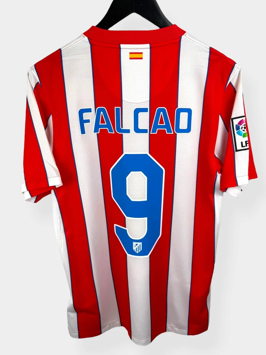 2011-12 ATLETICO MADRID HOME SHIRT FALCAO #9 S