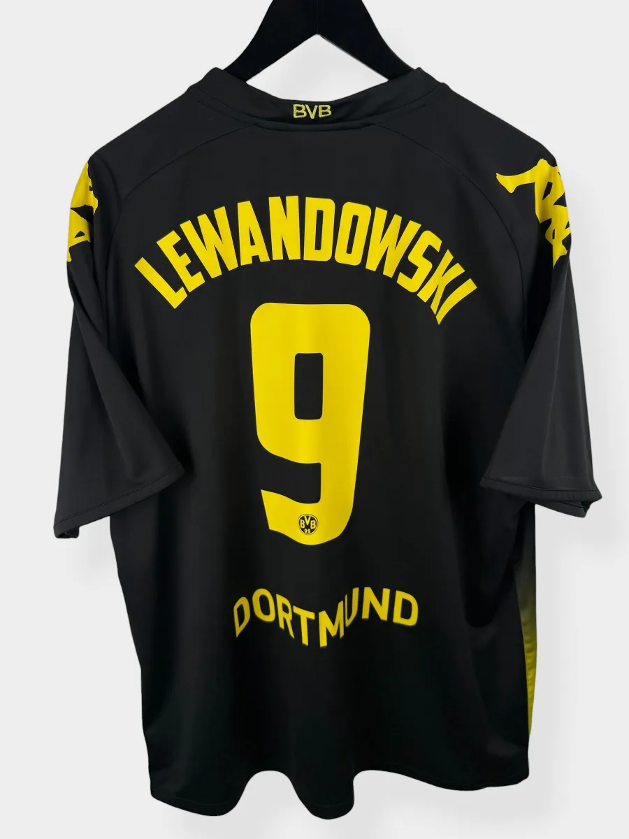2011-12 BORUSSIA DORTMUND AWAY SHIRT LEWANDOWSKI #9 XXL