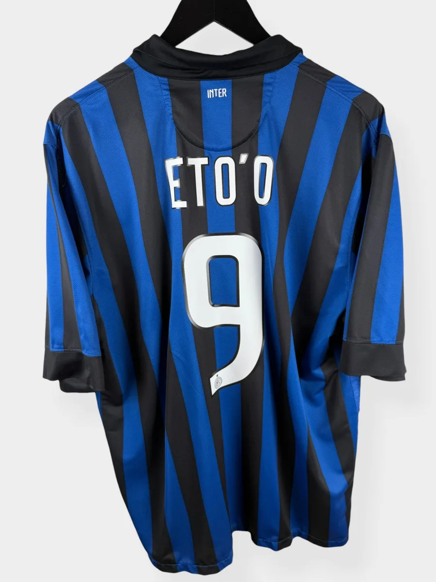 2011-12 INTER MILAN HOME SHIRT ETO'O #9 XL