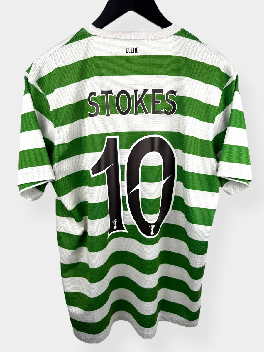 2012-13 CELTIC HOME SHIRT STOKES #10 L