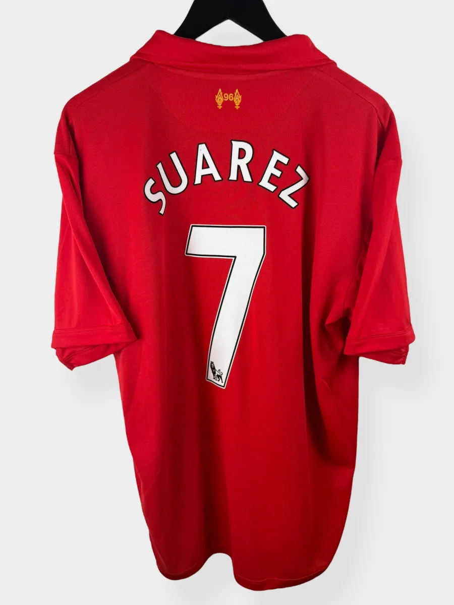 2012-13 LIVERPOOL HOME SHIRT SUAREZ #7 XXL