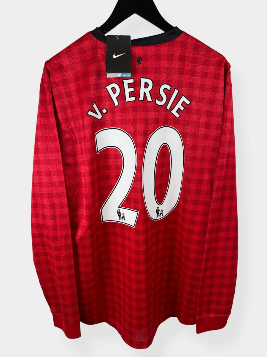 2012-13 MANCHESTER UNITED HOME SHIRT LS V. PERISE #20 XL