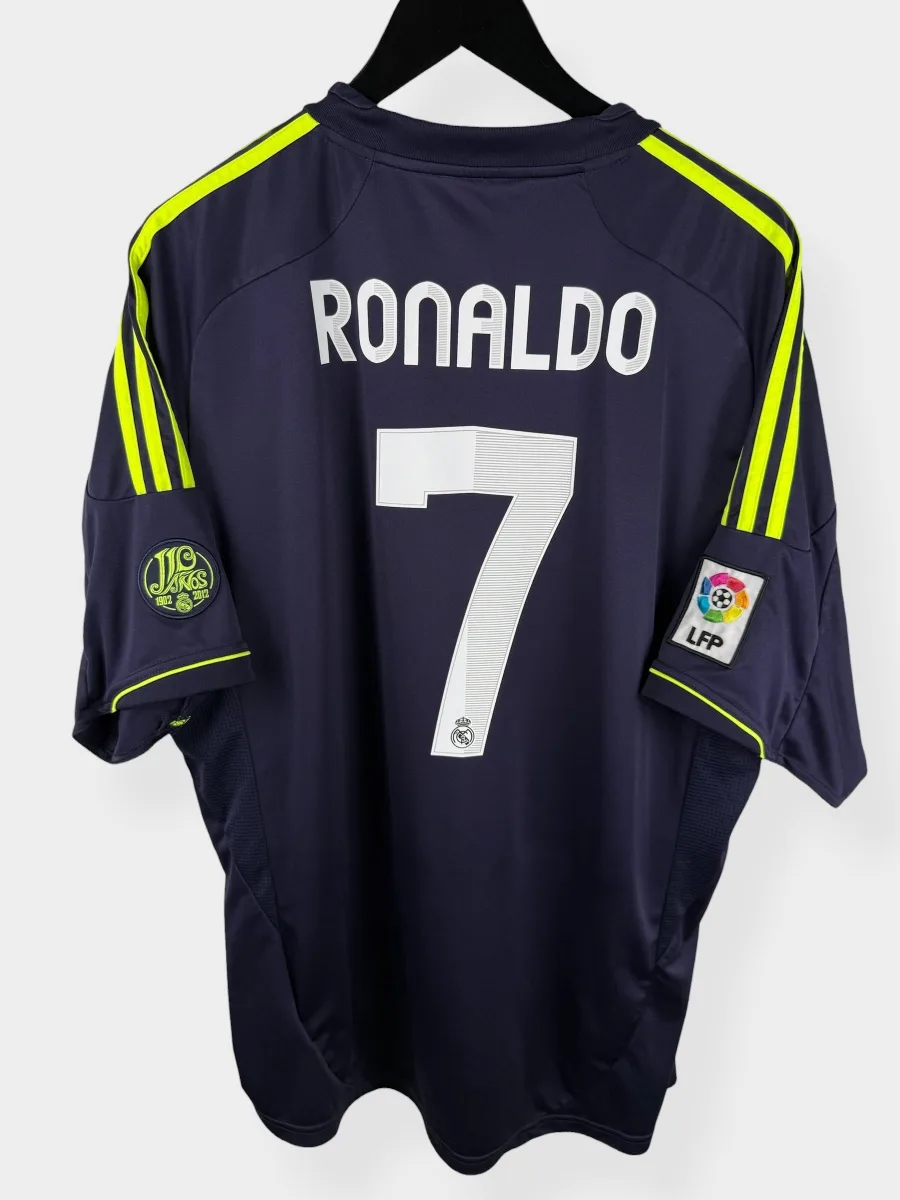 2012-13 REAL MADRID AWAY SHIRT RONALDO #7 XXL