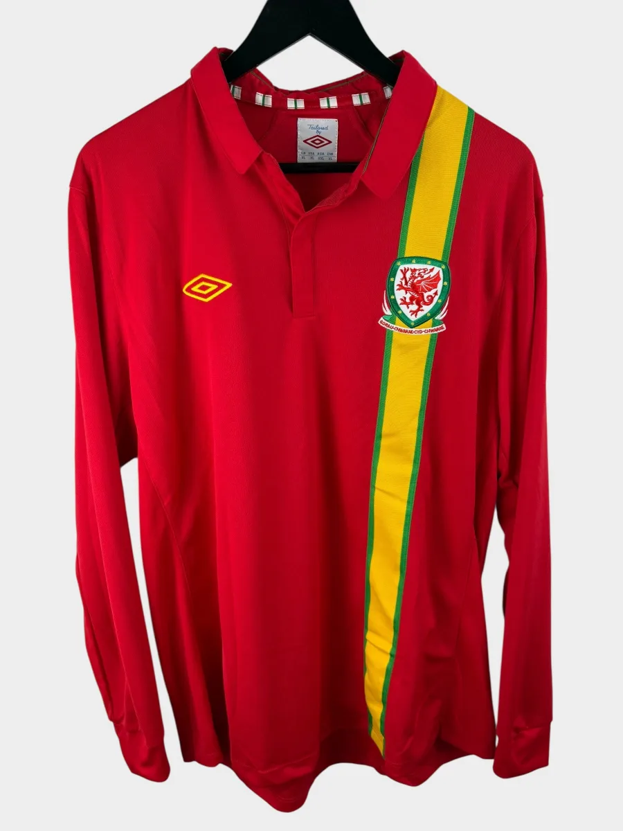 2012-13 WALES HOME SHIRT LS XL
