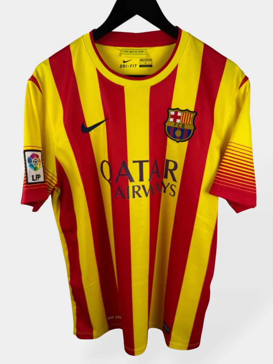2013-14 BARCELONA AWAY SHIRT L