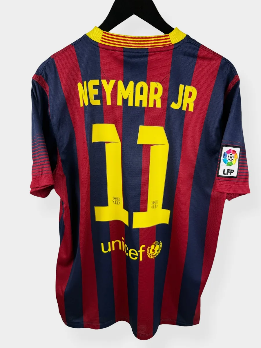 2013-14 BARCELONA HOME SHIRT NEYMAR JR. #11 L