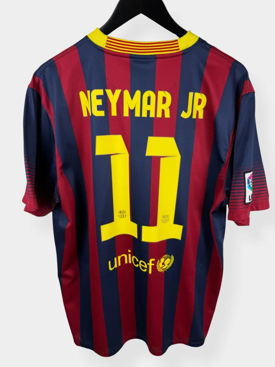 2013-14 BARCELONA HOME SHIRT NEYMAR JR. #11 XL