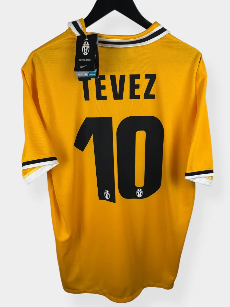 2013-14 JUVENTUS AWAY SHIRT TEVEZ #10 XL