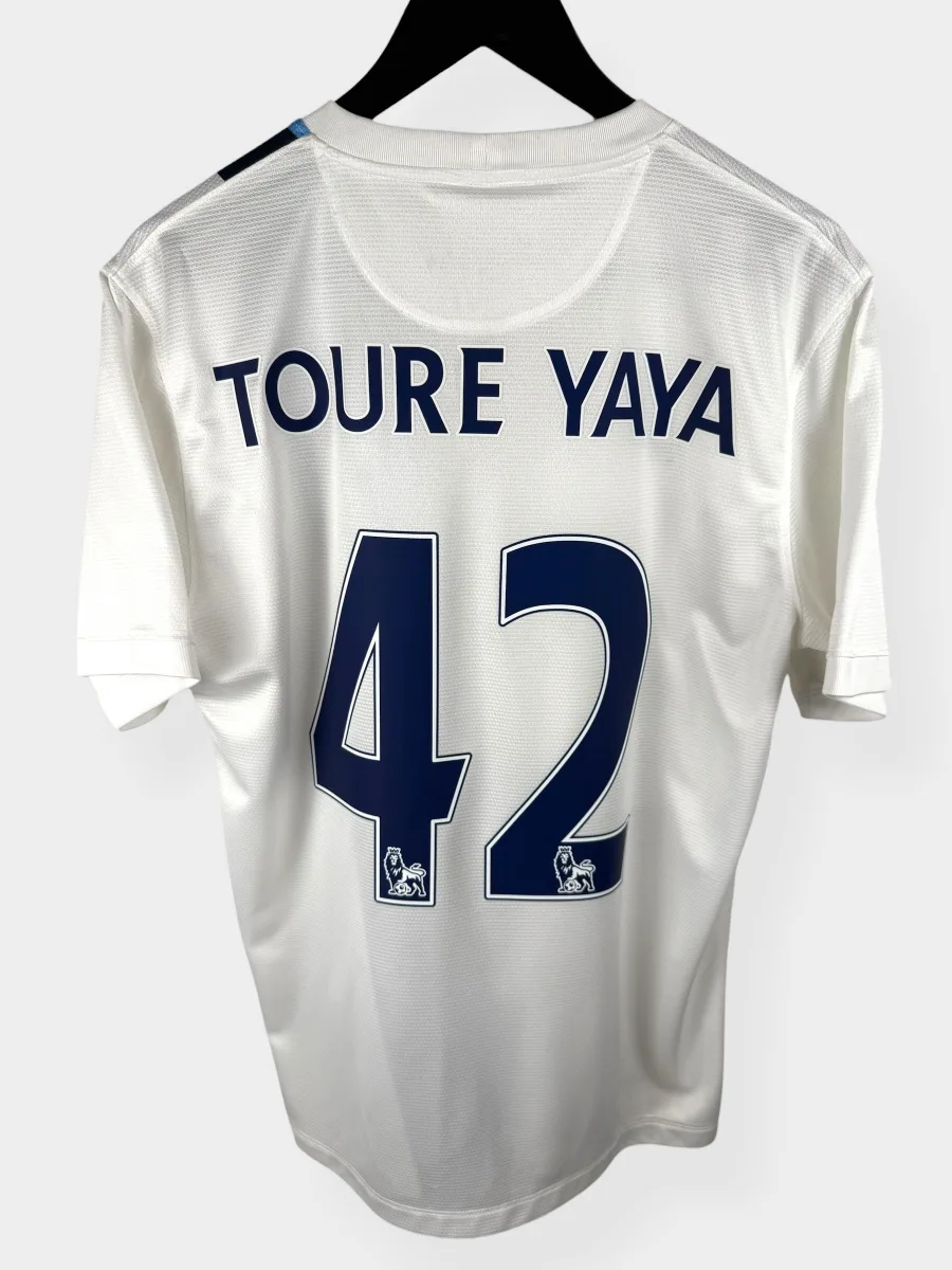 2013-14 MANCHESTER CITY THIRD SHIRT YAYA TOURE #42 M