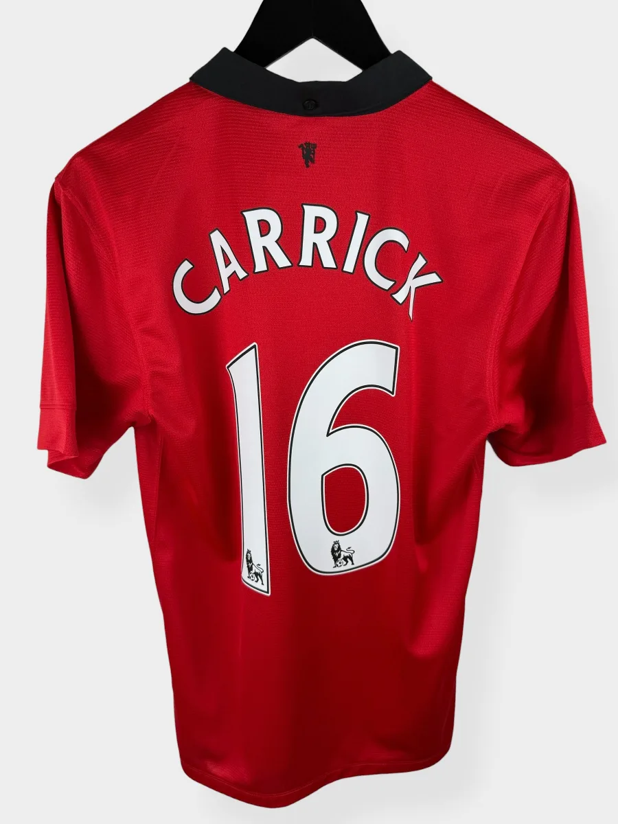 2013-14 MANCHESTER UNITED HOME SHIRT CARRICK #16 S