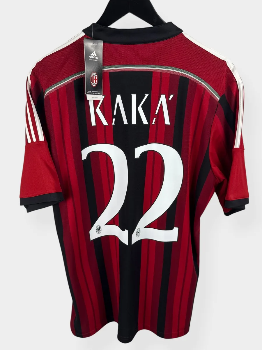 2014-15 AC MILAN HOME SHIRT KAKA #22 L