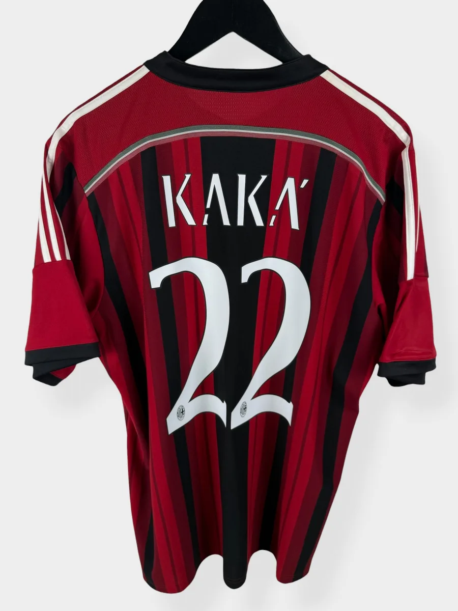 2014-15 AC MILAN HOME SHIRT KAKA #22 XL