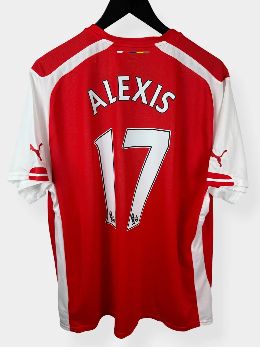 2014-15 ARSENAL HOME SHIRT ALEXIS #17 XXL