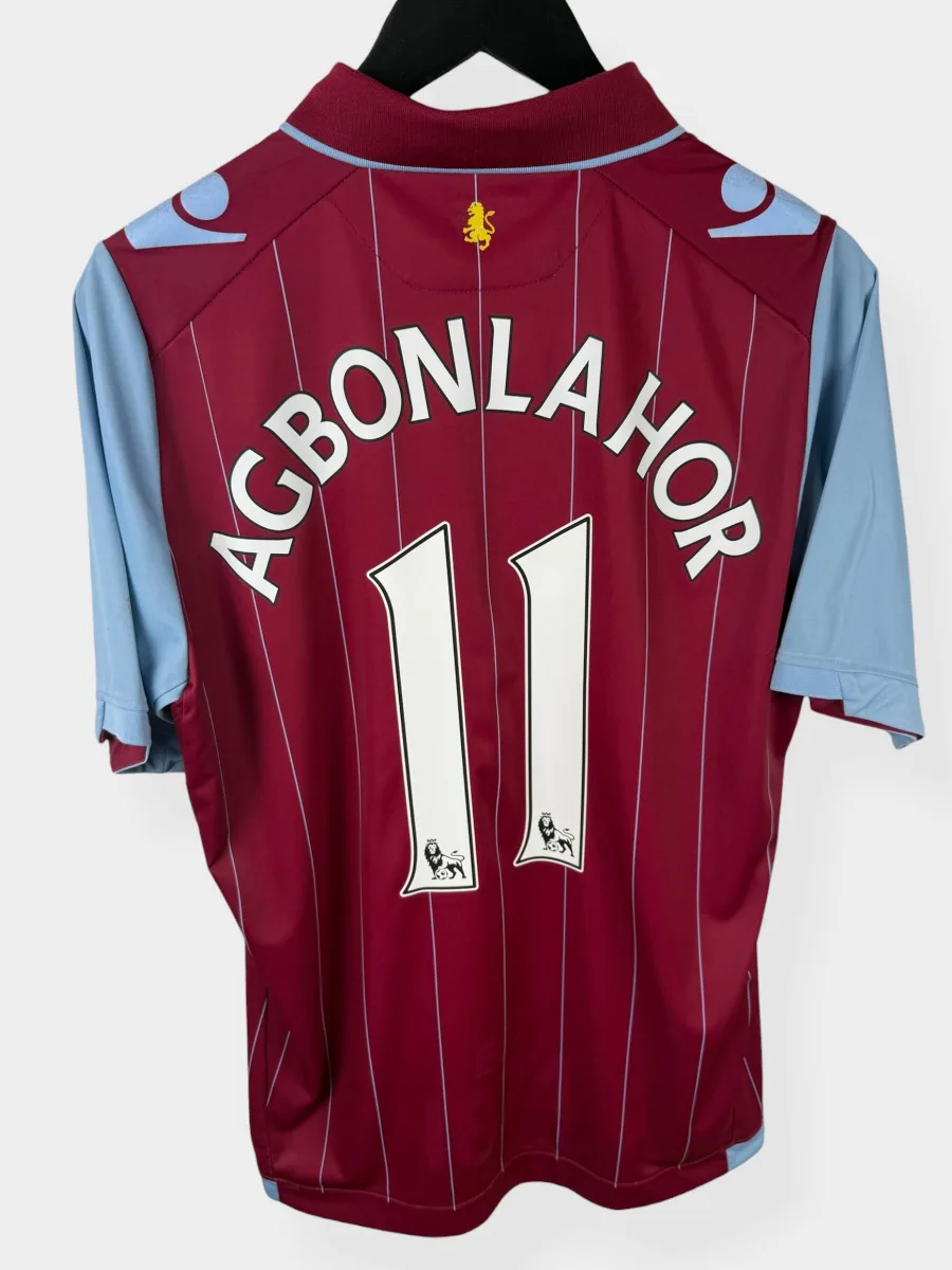 2014-15 ASTON VILLA HOME SHIRT AGBONLAHOR #11 L