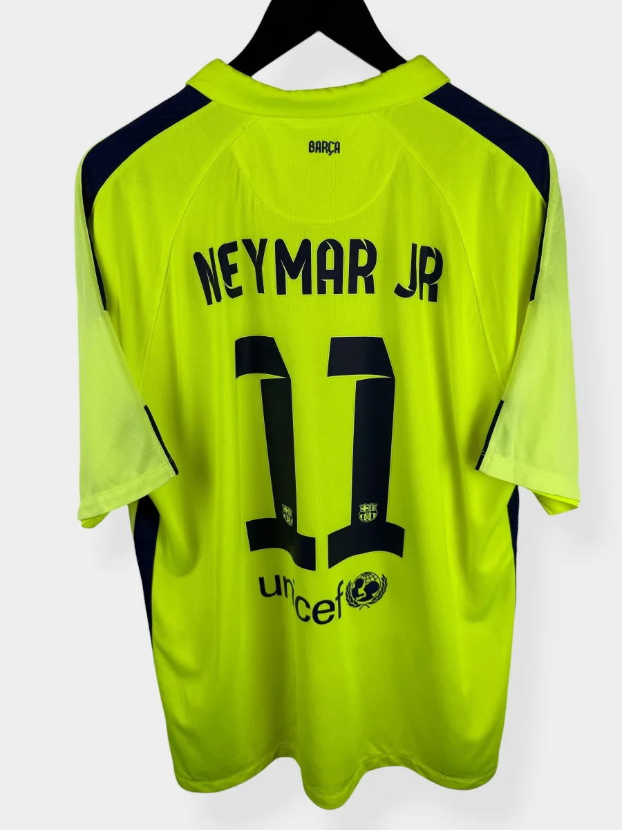 2014-15 BARCELONA THIRD SHIRT NEYMAR JR #11 XL