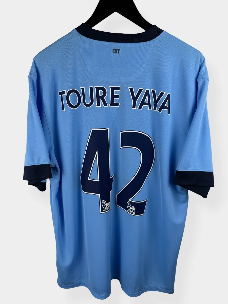 2014-15 MANCHESTER CITY HOME SHIRT YAYA TOURE #42 XL