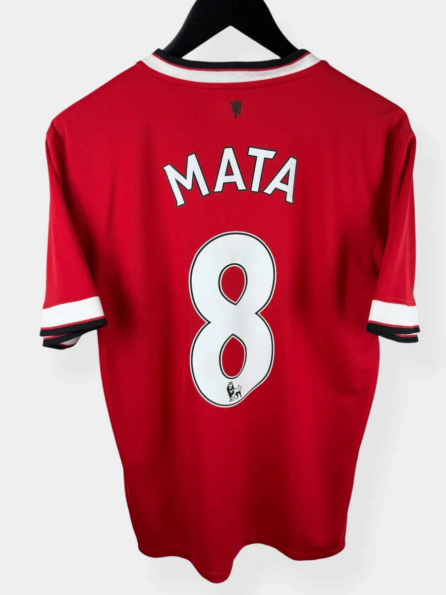 2014-15 MANCHESTER UNITED HOME SHIRT MATA #8 M