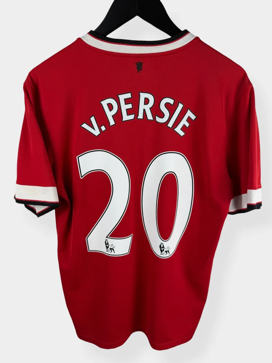 2014-15 MANCHESTER UNITED HOME SHIRT V. PERSIE #20 M