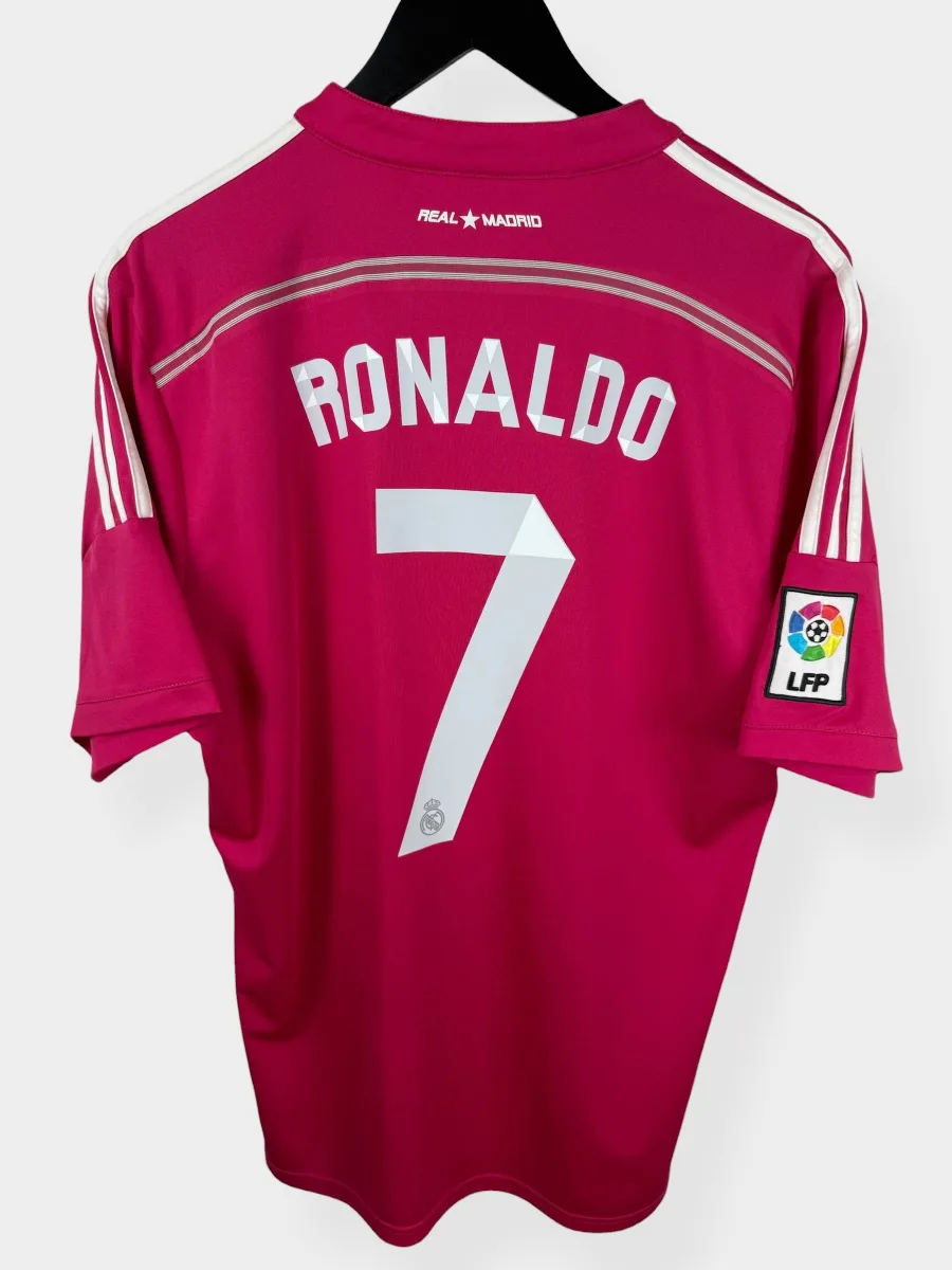 2014-15 REAL MADRID AWAY SHIRT RONALDO #7 L