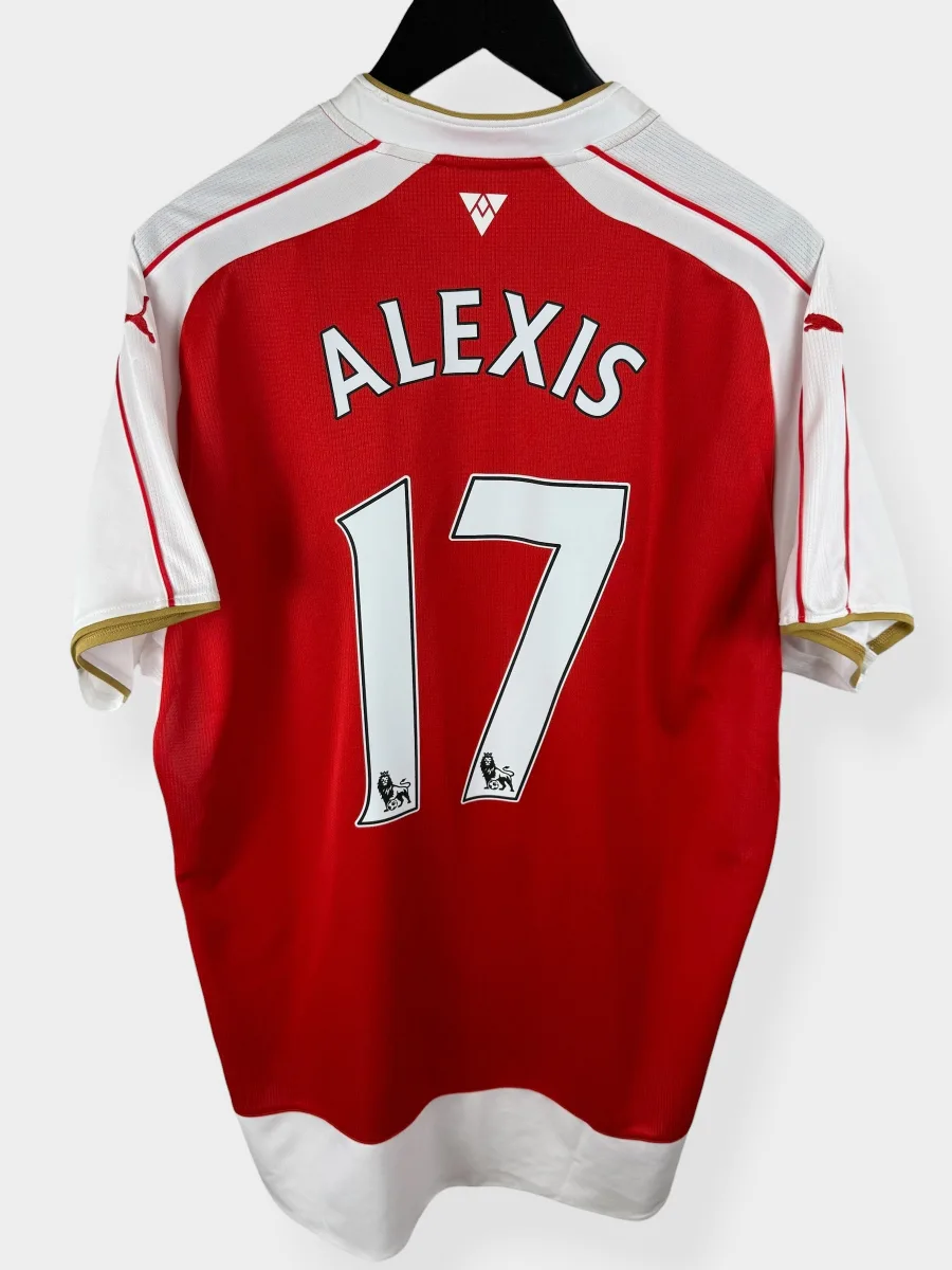 2015-16 ARSENAL HOME SHIRT ALEXIS #17 XXL