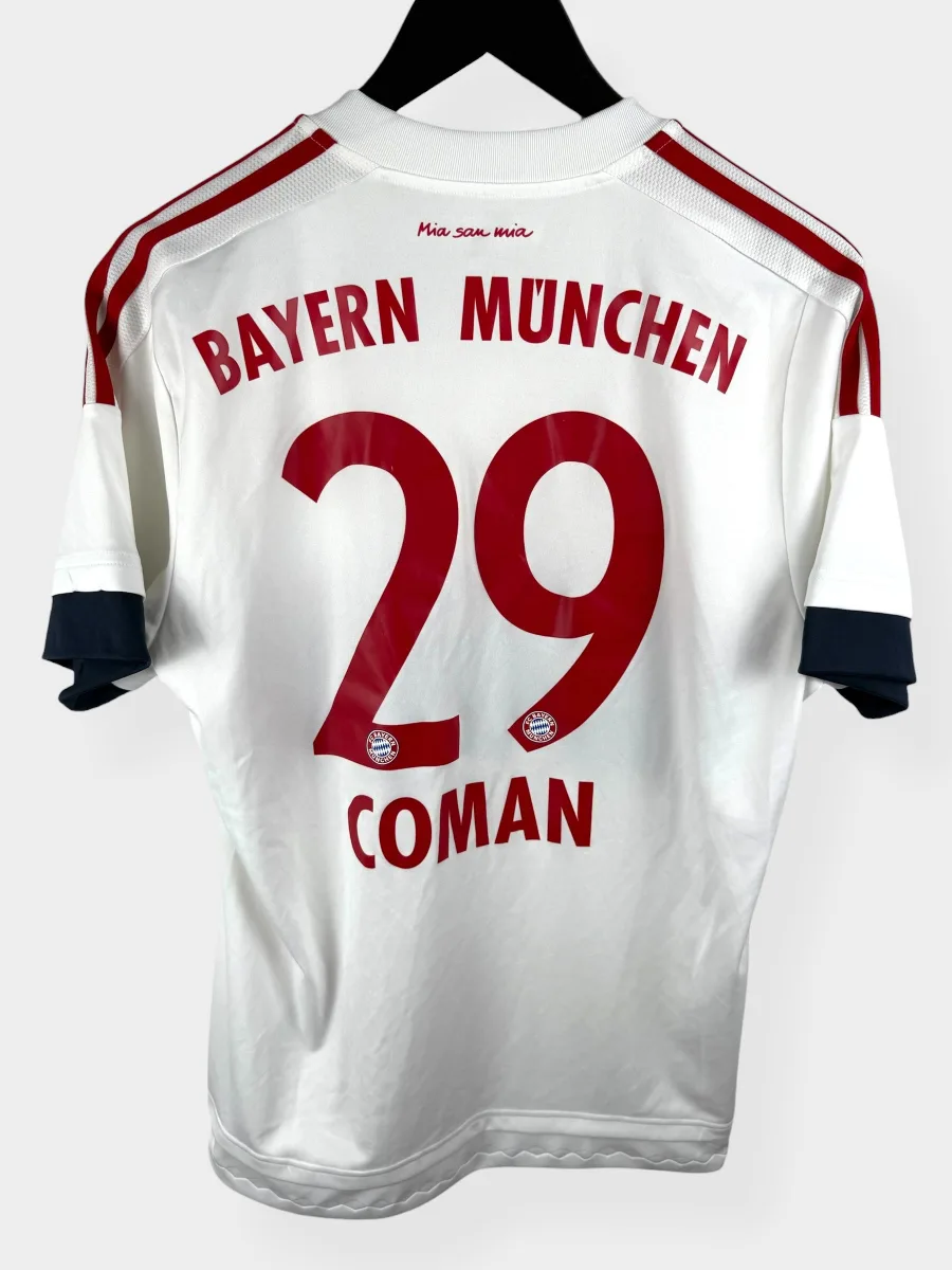2015-16 BAYERN MUNICH AWAY SHIRT COMAN #29 M
