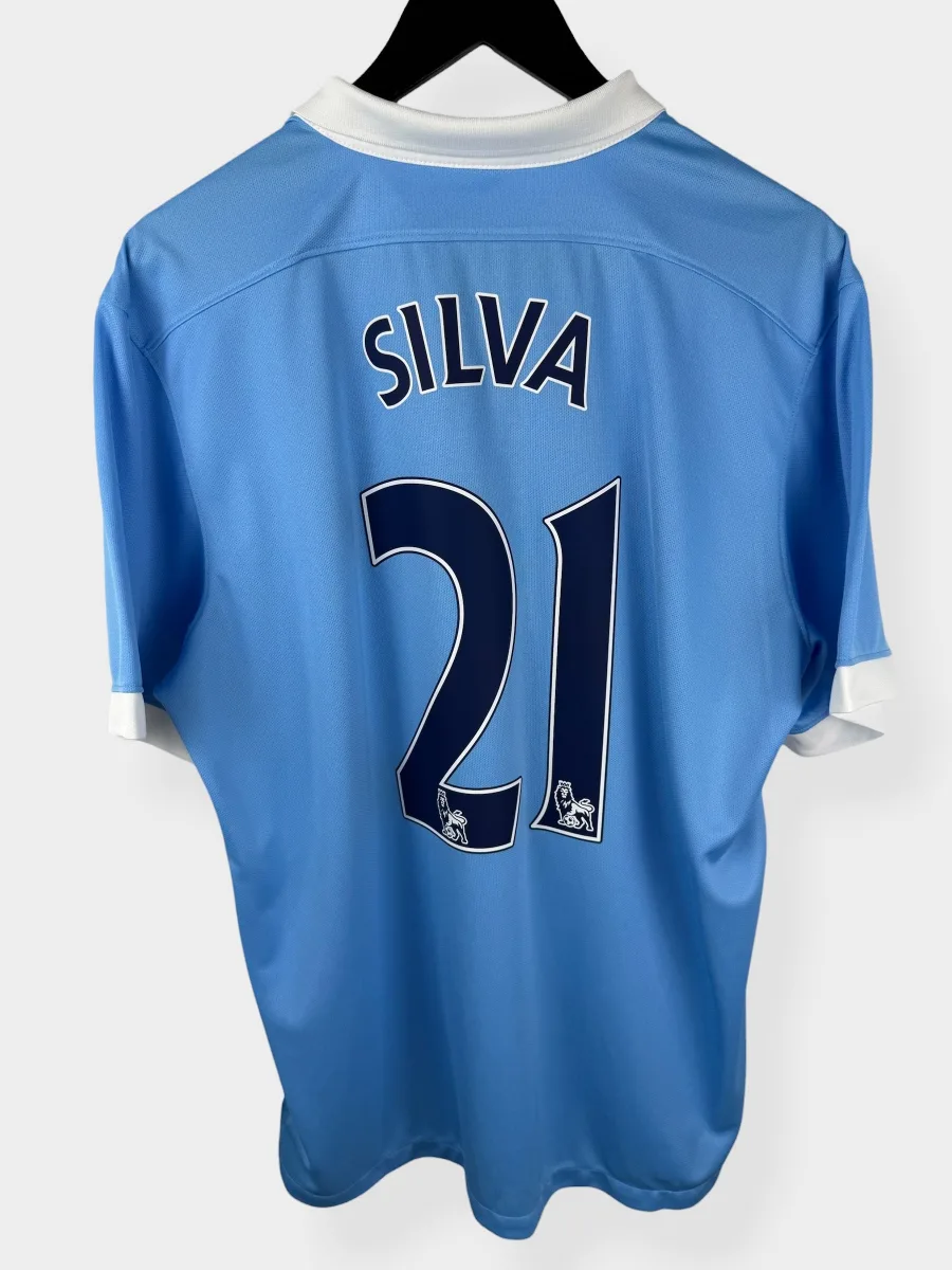 2015-16 MANCHESTER CITY HOME SHIRT SILVA #21 XL