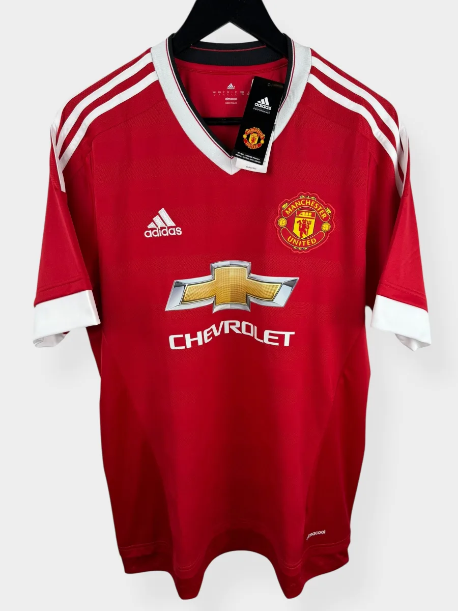 2015-16 MANCHESTER UNITED HOME SHIRT L