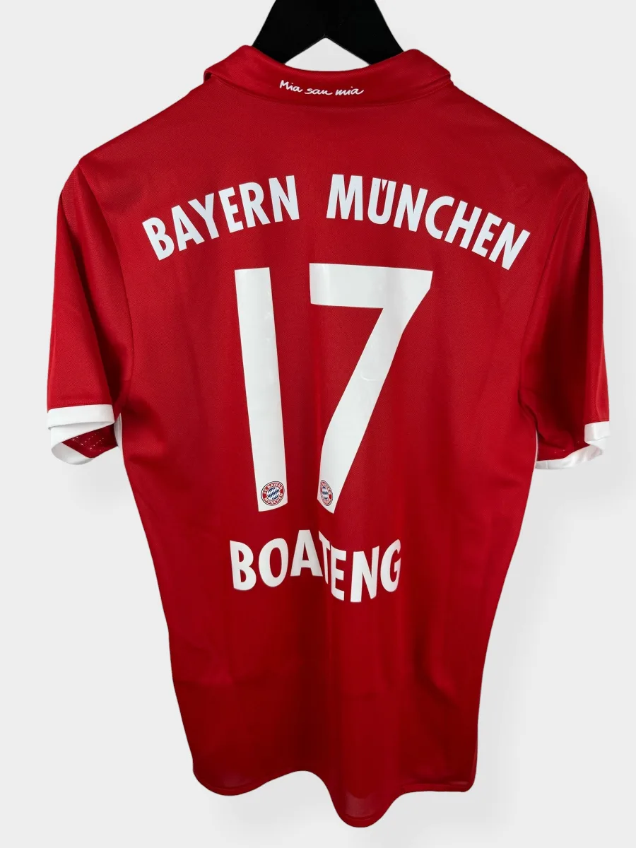 2016-17 BAYERN MUNICH HOME SHIRT BOATENG #17 S
