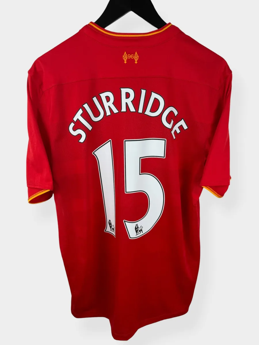 2016-17 LIVERPOOL HOME SHIRT STURRIDGE #15 L