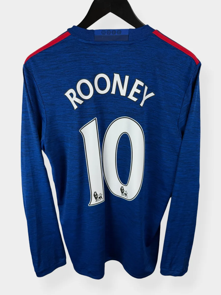 2016-17 MANCHESTER UNITED AWAY SHIRT LS ROONEY #10 M