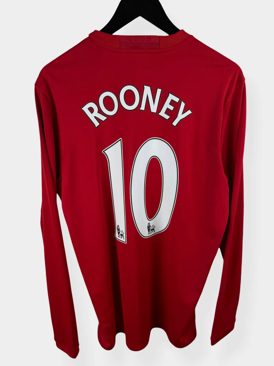 2016-17 MANCHESTER UNITED HOME SHIRT LS ROONEY #10 L
