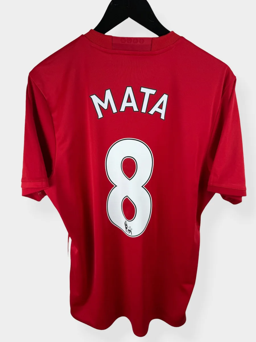 2016-17 MANCHESTER UNITED HOME SHIRT MATA #8 L