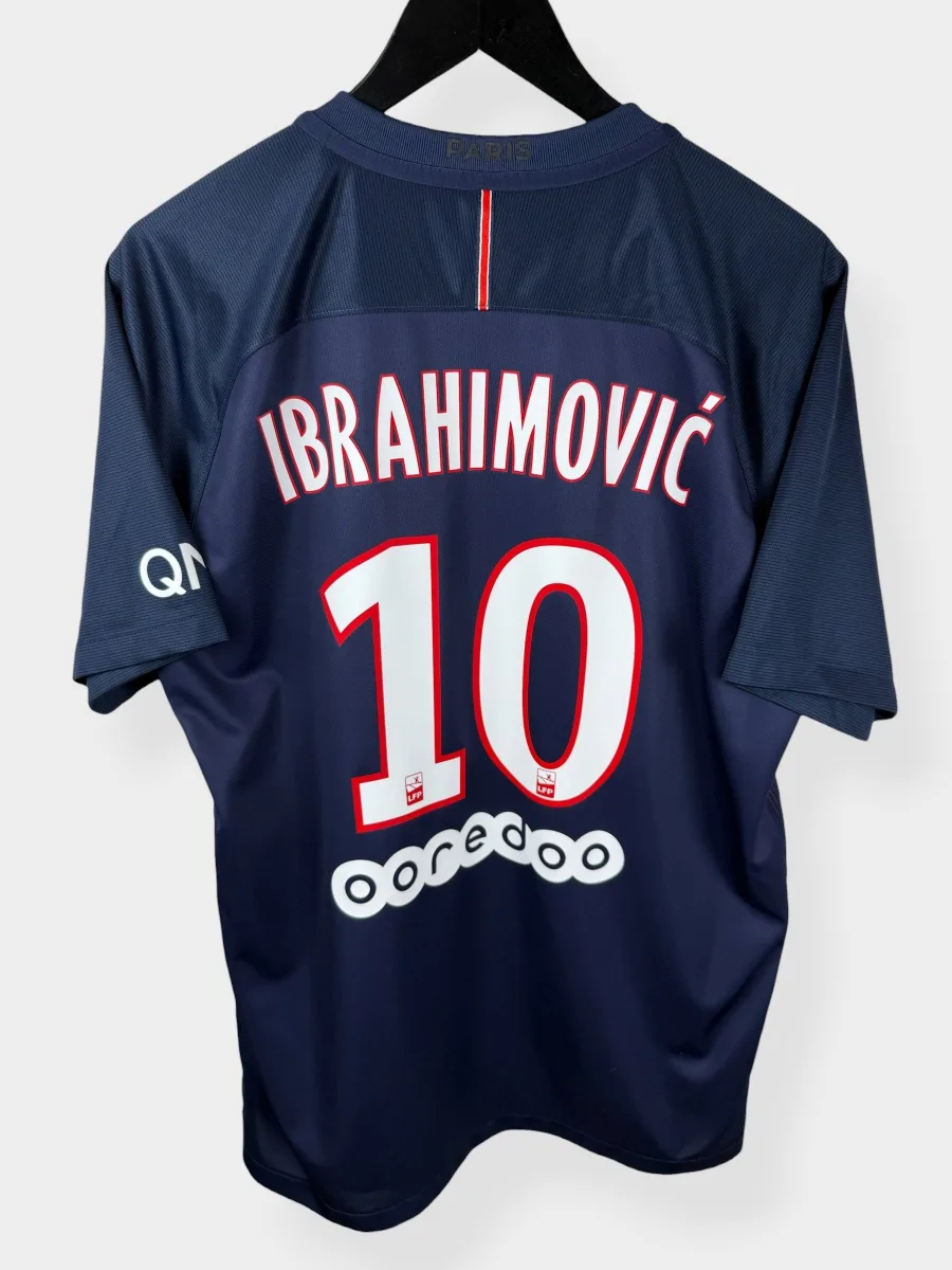 2016-17 PARIS SAINT-GERMAIN HOME SHIRT IBRAHIMOVIC #10 L