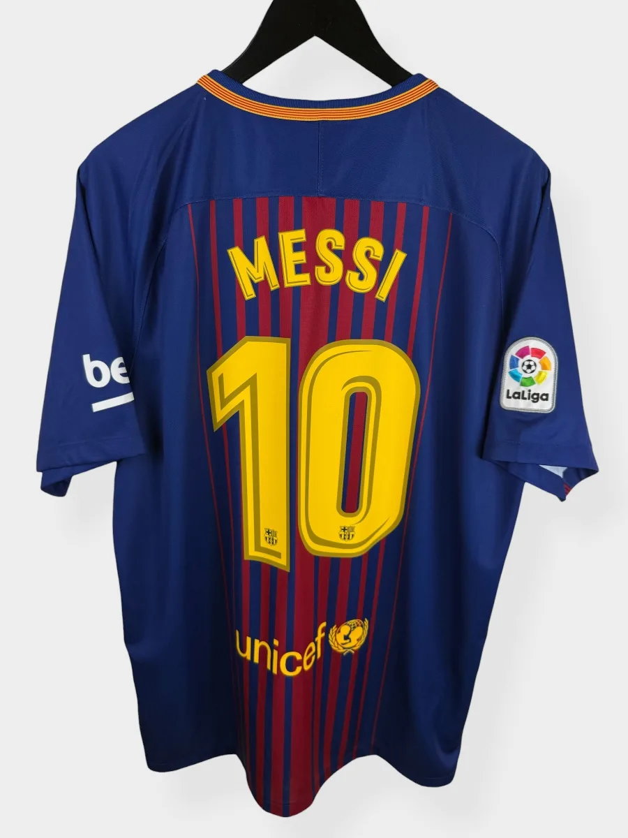 2017-18 BARCELONA HOME SHIRT MESSI #10 XL