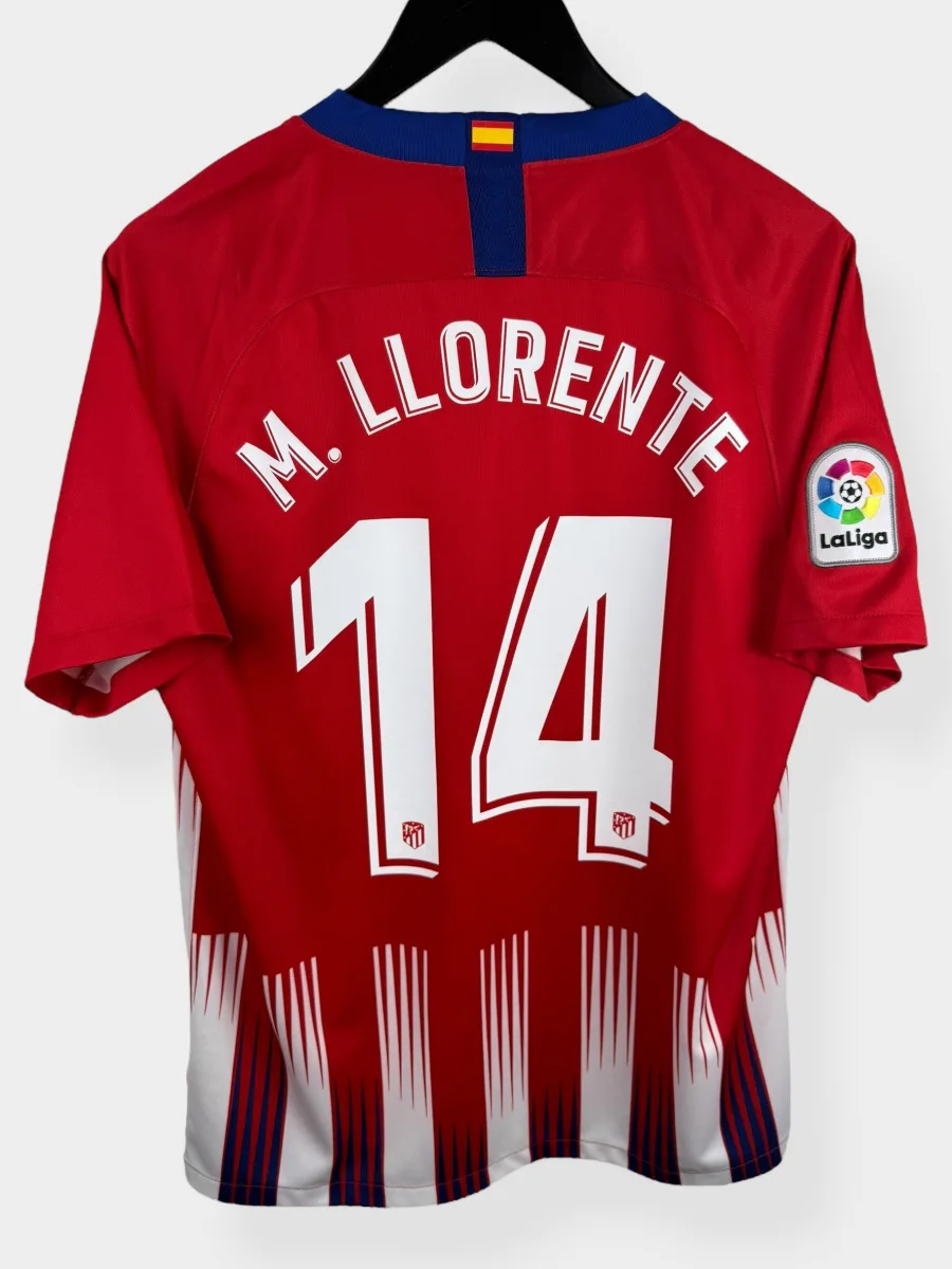 2018-19 ATLETICO MADRID HOME SHIRT LLORENTE #14 M