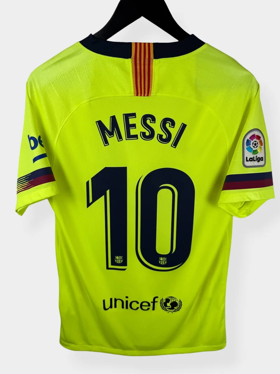 2018-19 BARCELONA AWAY SHIRT MESSI #10 L
