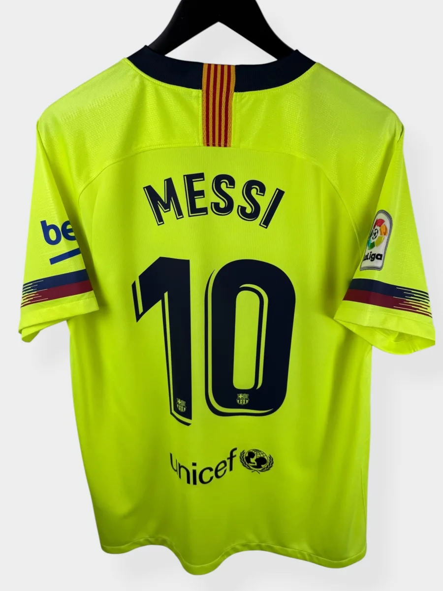 2018-19 BARCELONA AWAY SHIRT MESSI #10 L