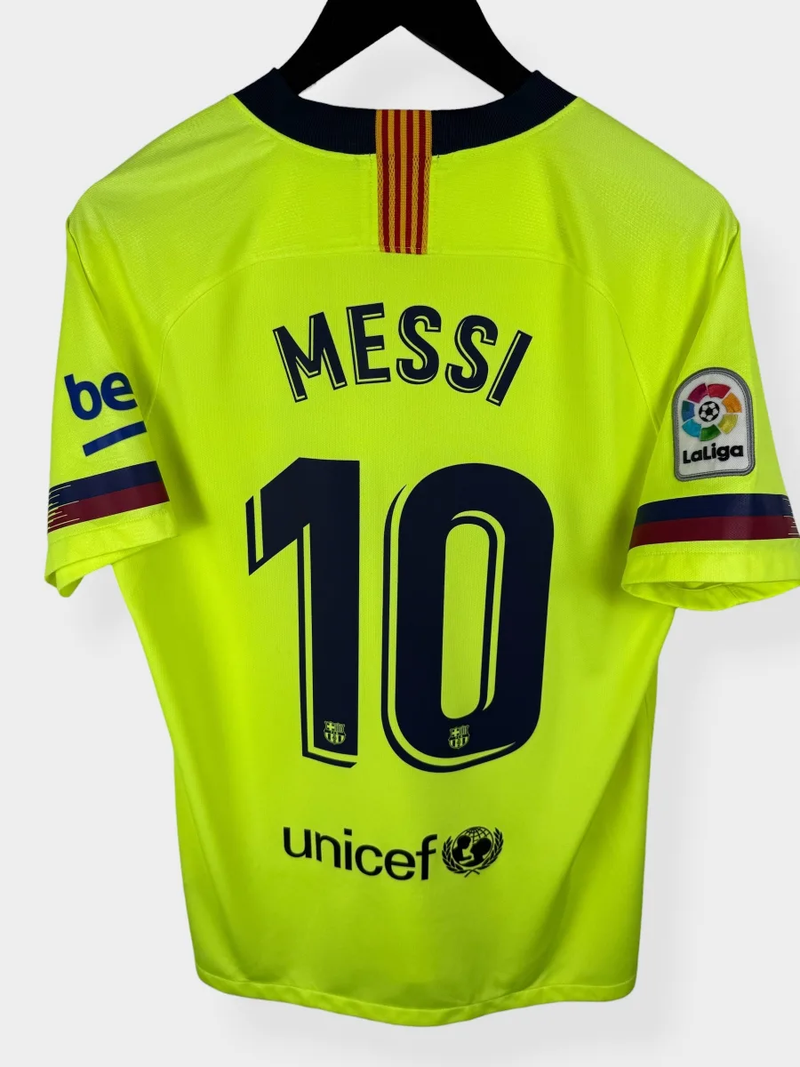 2018-19 BARCELONA AWAY SHIRT MESSI #10 M