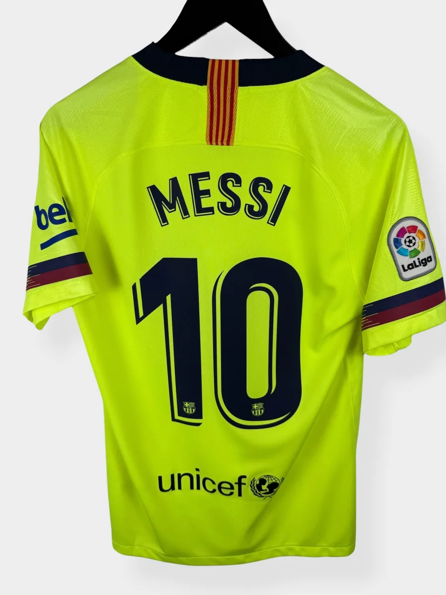 2018-19 BARCELONA AWAY SHIRT MESSI #10 S