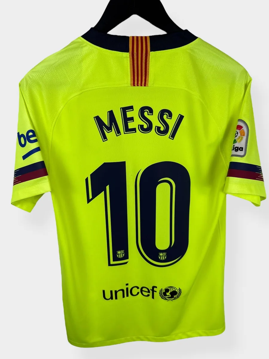 2018-19 BARCELONA AWAY SHIRT MESSI #10 S